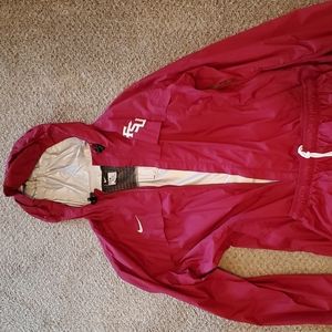 Nike FSU Football windbreaker lightweight warm up